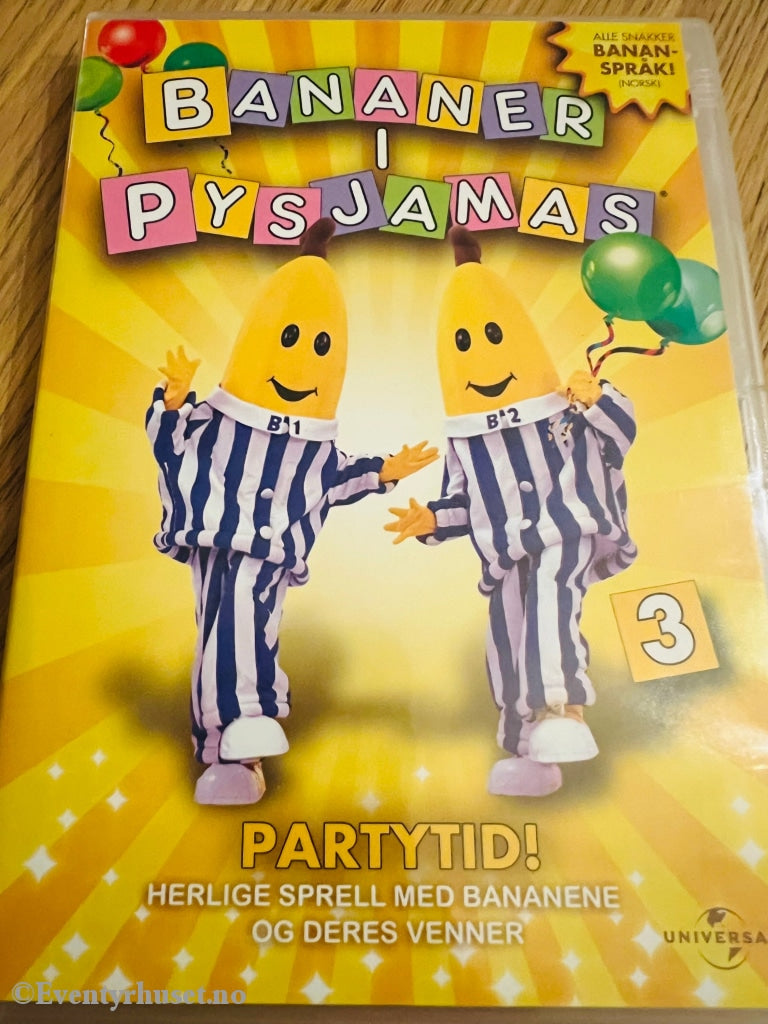 Bananer I Pysjamas. Vol. 03. Partytid! Dvd. Dvd