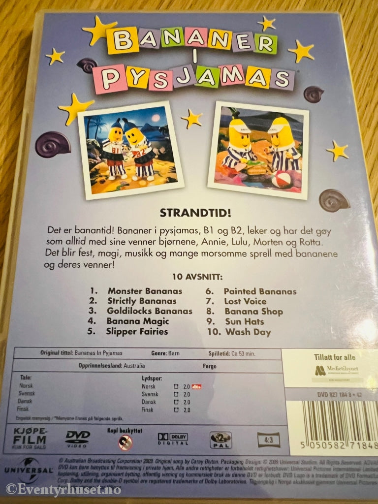 Bananer I Pysjamas. Vol. 06. Strandtid! Dvd. Dvd