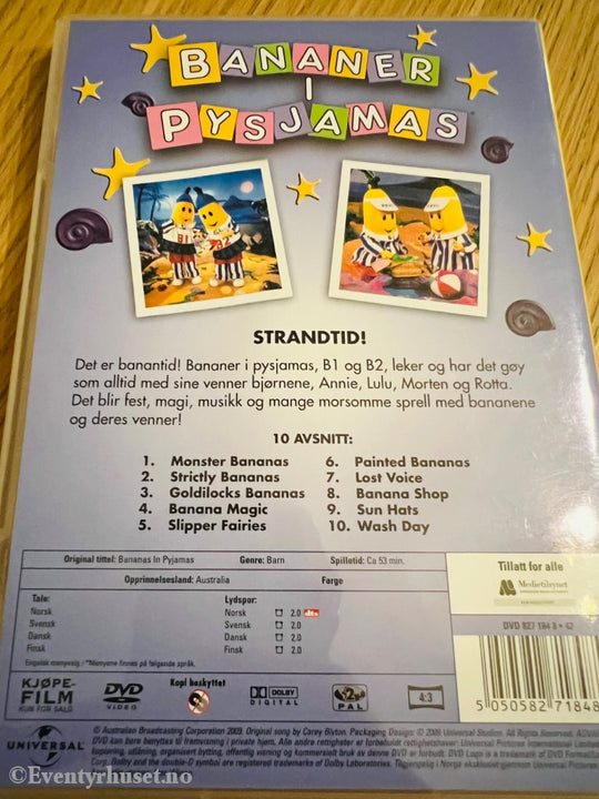 Bananer I Pysjamas. Vol. 06. Strandtid! Dvd. Dvd
