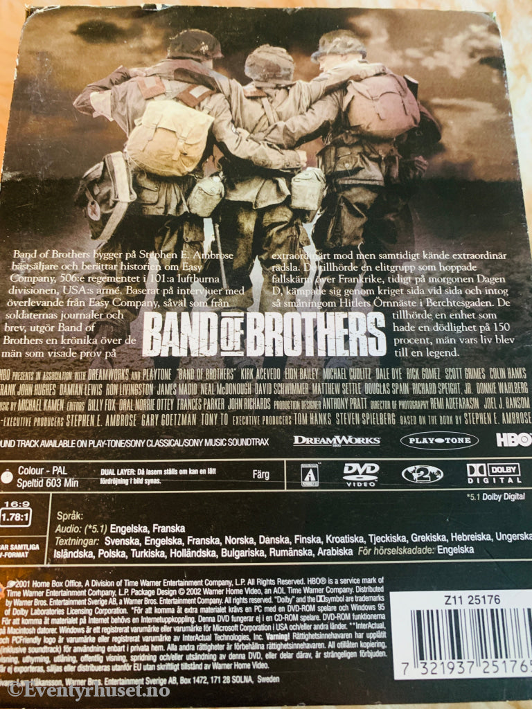 Band of Brothers. DVD samleboks.