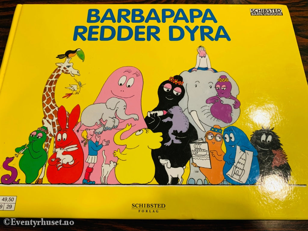Barbapapa Redder Dyra (Barbapappa). Bok. Fortelling