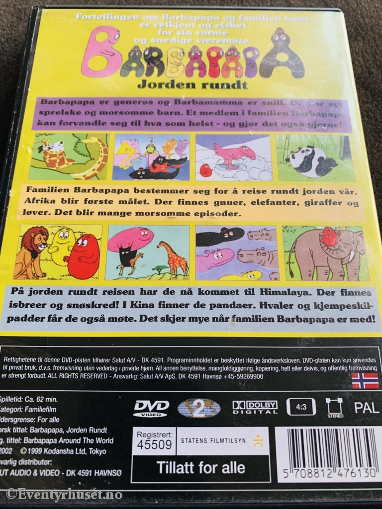 Barbapappa. Jorden Rundt. 1999. Dvd. Dvd