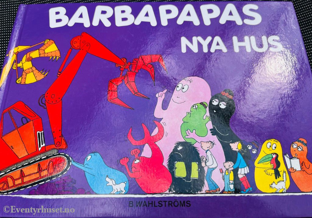 Barbapappas Nya Hus. 1972/08. Bok. Svensk Utgave. Fortelling
