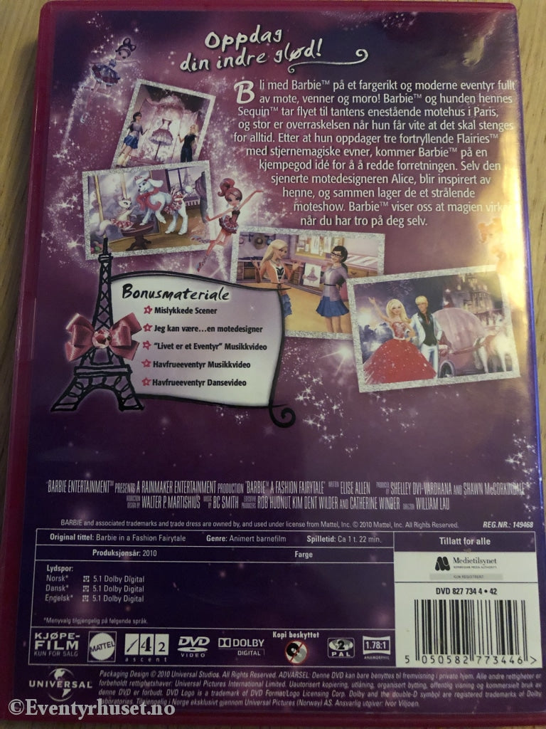 Barbie. 2010. Et Moteeventyr. Dvd. Dvd