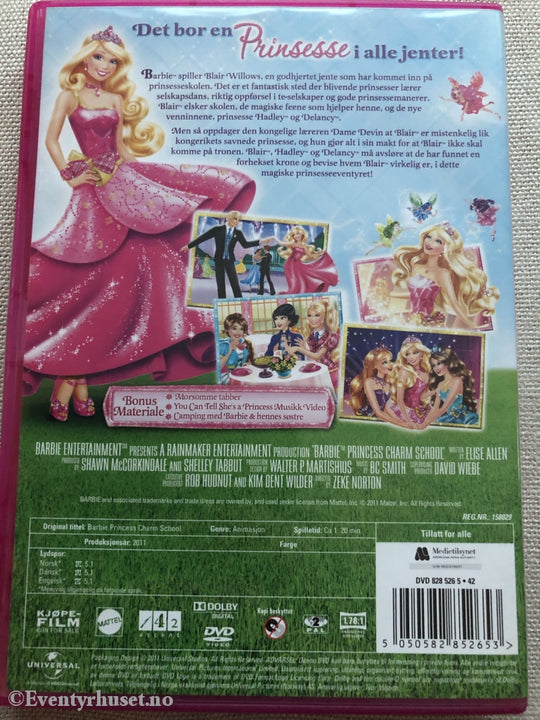 Barbie. 2011. Prinsesse-Akademiet. Dvd. Dvd