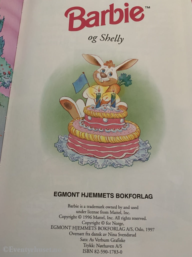 Barbie Bokklubben. Og Shelly. 1997. Fortelling