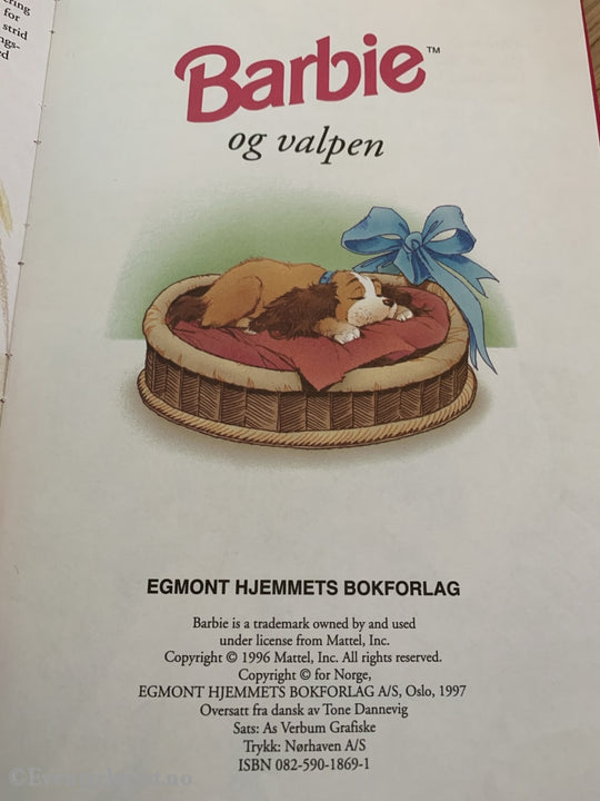 Barbie Bokklubben. Og Valpen. 1997. Fortelling