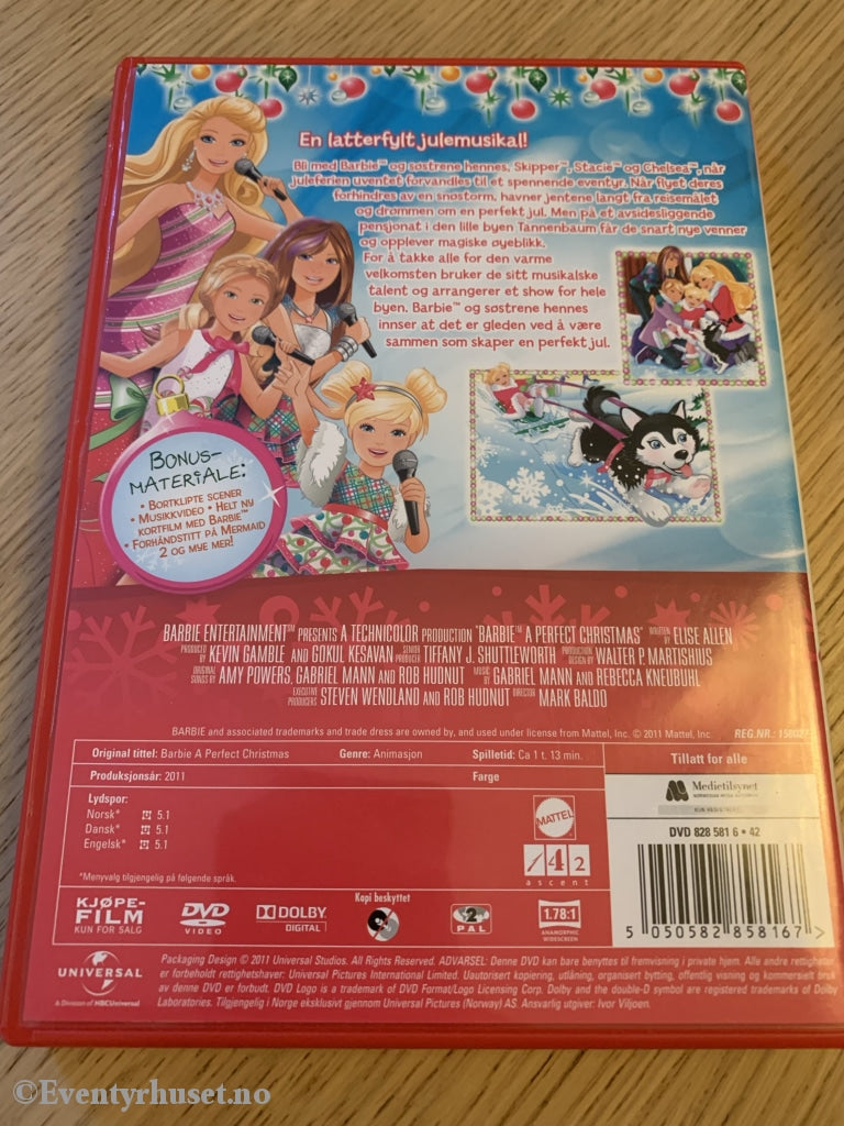 Barbie - En Perfekt Jul. Dvd. Dvd