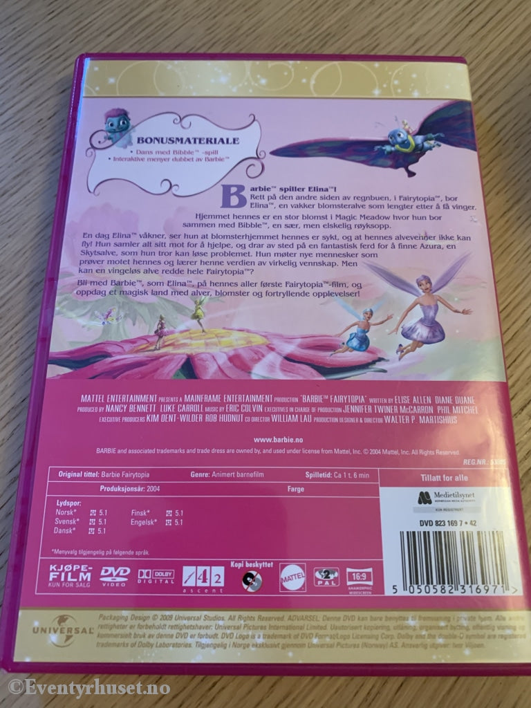 Barbie Klassiker 05. 2004. Fairytopia. Dvd. Dvd