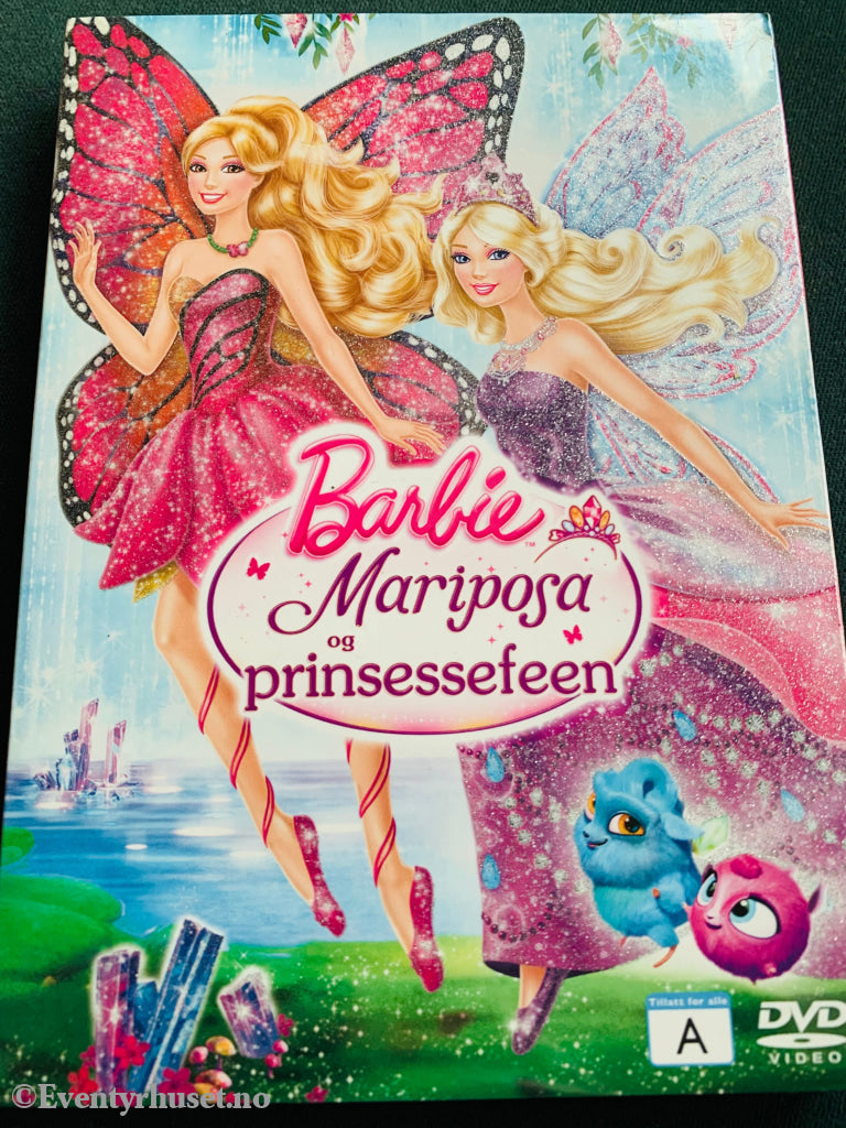 Barbie - Mariposa Og Prinsessefeen. Dvd Slipcase. Ny I Plast!