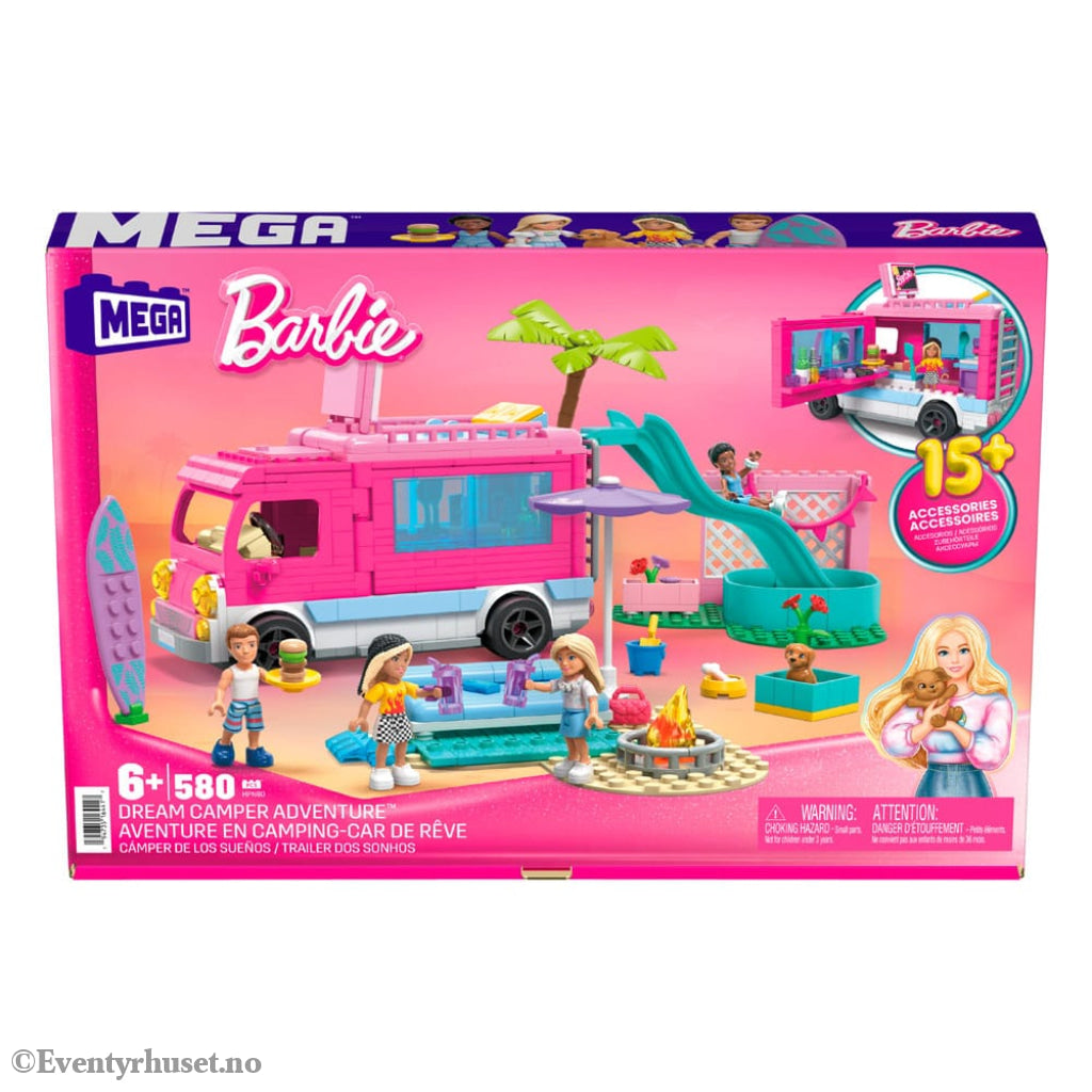 Barbie MEGA Construction Set Dream Camper Adventure Toys