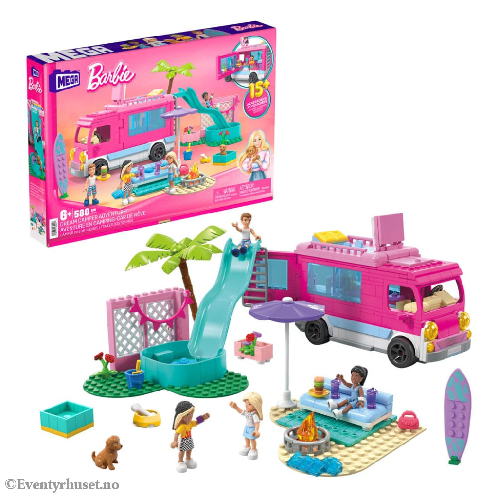 Barbie MEGA Construction Set Dream Camper Adventure Toys
