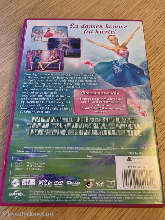 Barbie Og De Rosa Ballettskoene. Dvd. Dvd