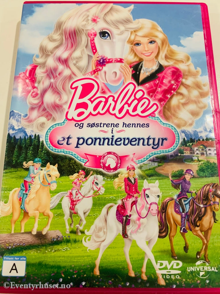Barbie Og Søstrene Hennes I Et Ponnieventyr. Dvd. Dvd