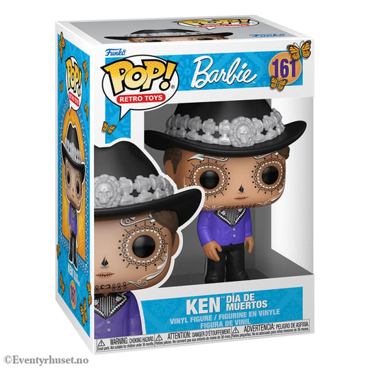 Barbie POP! Retro Toys Vinyl Figure Ken Dia de los Muertos 9 cm Collectibles