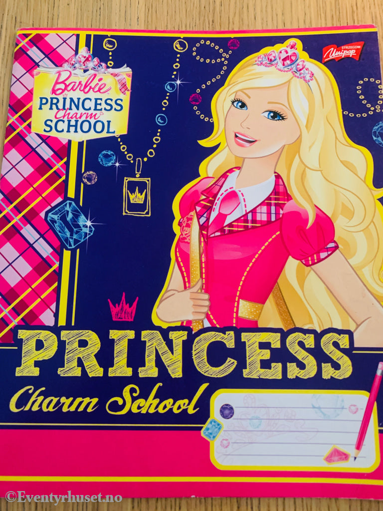 Barbie Princess Charm School. Skrivebok. Tegneserieblad