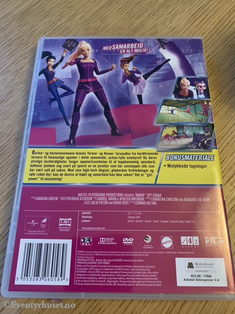 Barbie - Superagentene. Dvd. Dvd