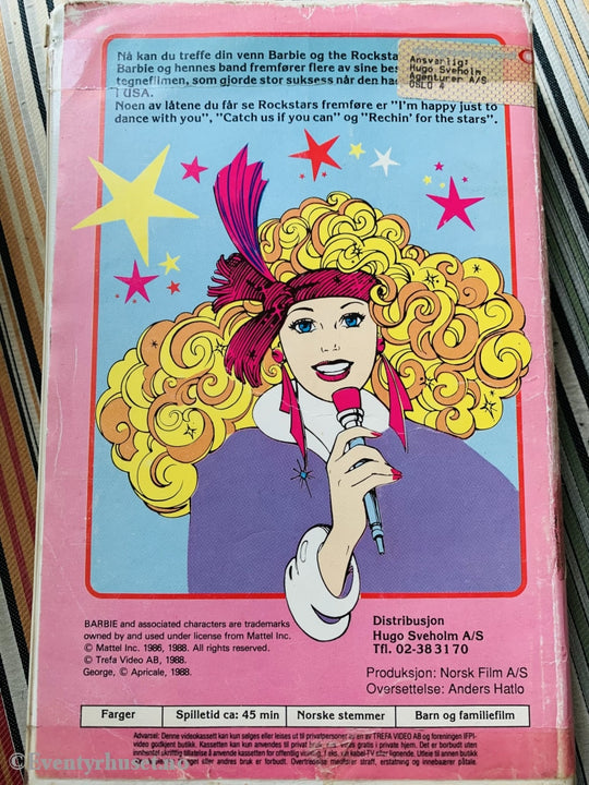 Barbie & The Rock Stars. 1988. Vhs Big Box.