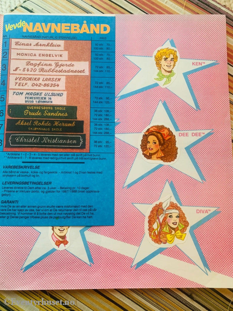 Barbie & The Rock Stars. Klistremerkealbum Med Mange Klistremerker I Albumet!