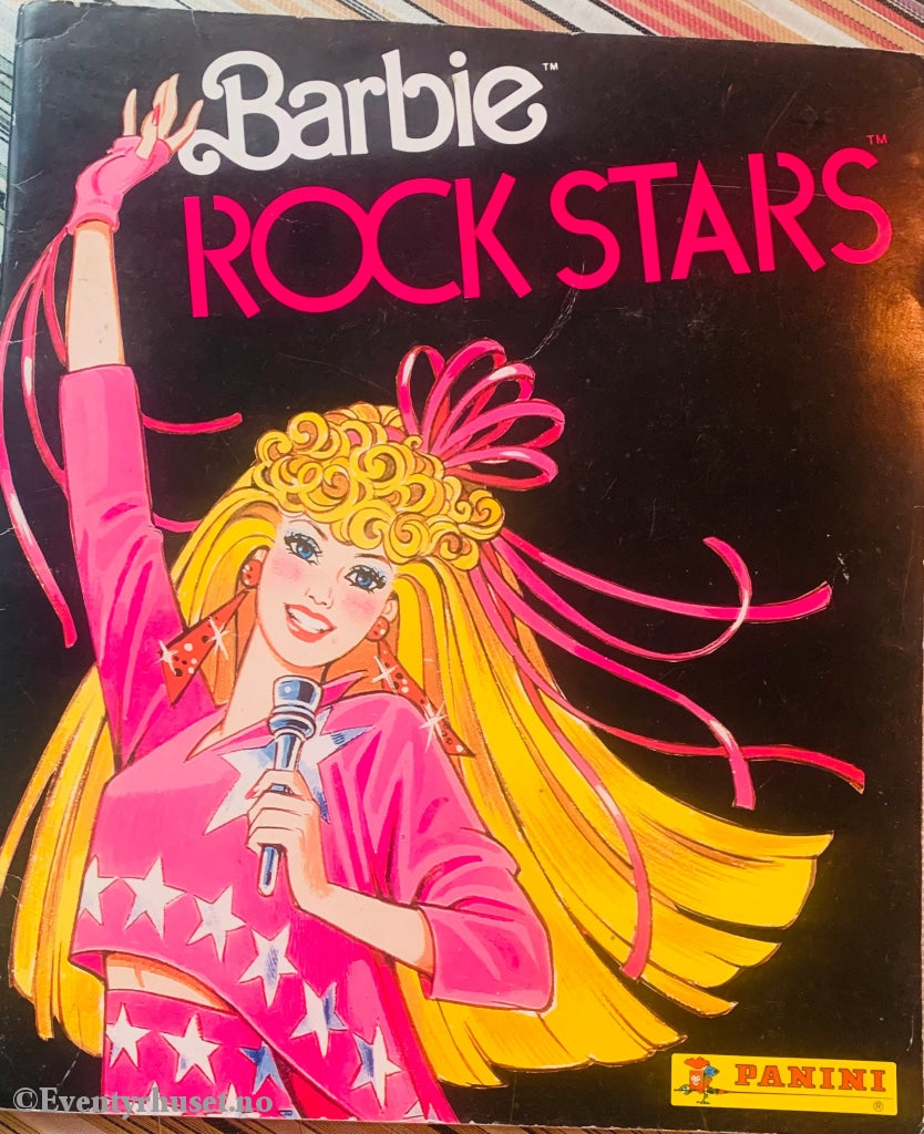 Barbie & The Rock Stars. Klistremerkealbum Med Mange Klistremerker I Albumet!