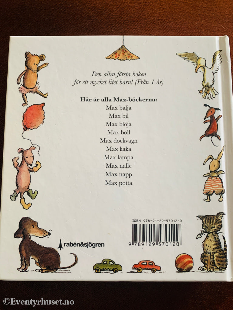 Barbro Lindgren og Eva Eriksson. Max dockvagn. 1982. Bok.