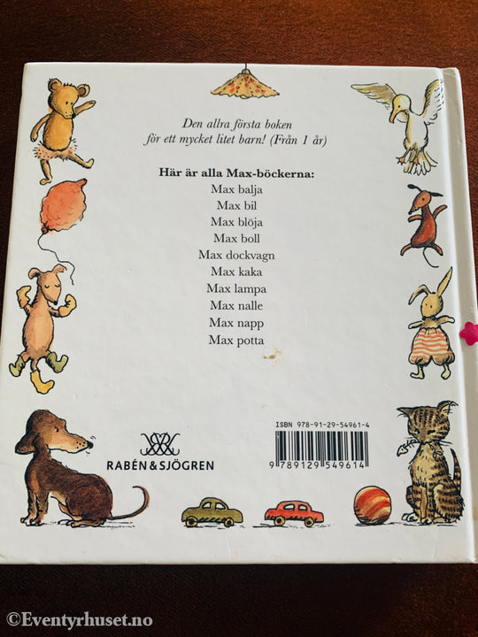 Barbro Lindgren og Eva Eriksson. Max kaka. 1982. Bok.