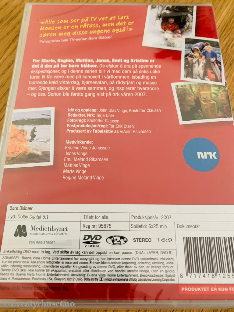 Bare Blåbær . 2004 . DVD. Ny i plast!