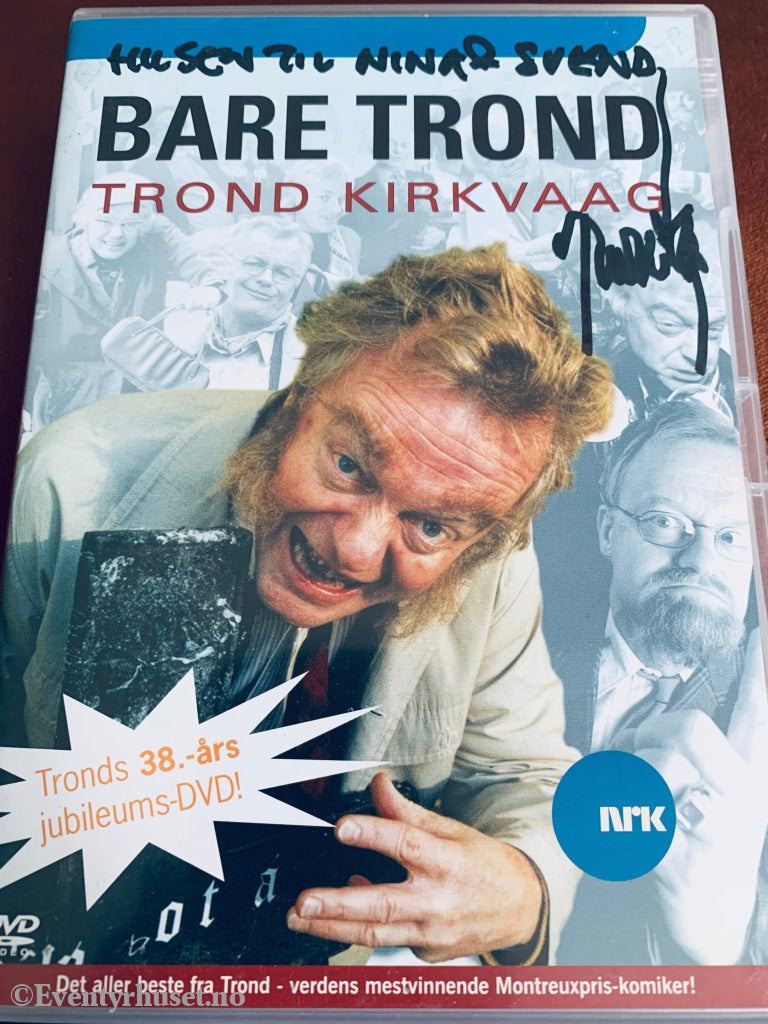 Bare Trond (Nrk). 1969-2005. Dvd. Signert! Dvd