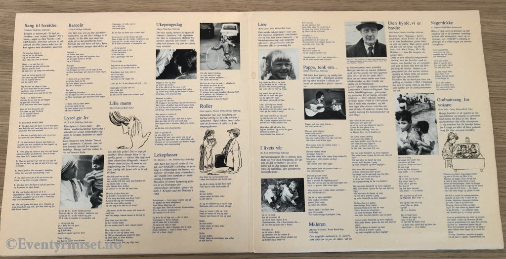Barn Av Samme Jord. Helge Nilsen & Rune Larsen. 1979. Lp. Lp Plate
