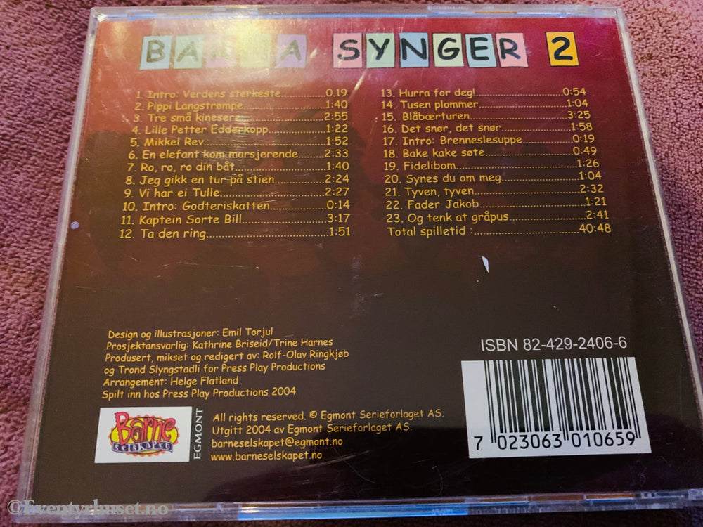 Barna synger 2. CD.