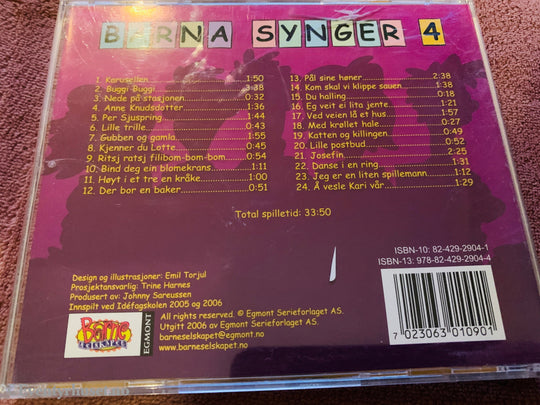 Barna synger 4. CD.