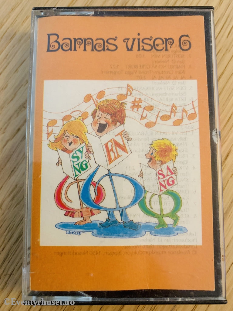 Barnas Beste Viser 6. 1984. Kassett. Kassett (Mc)