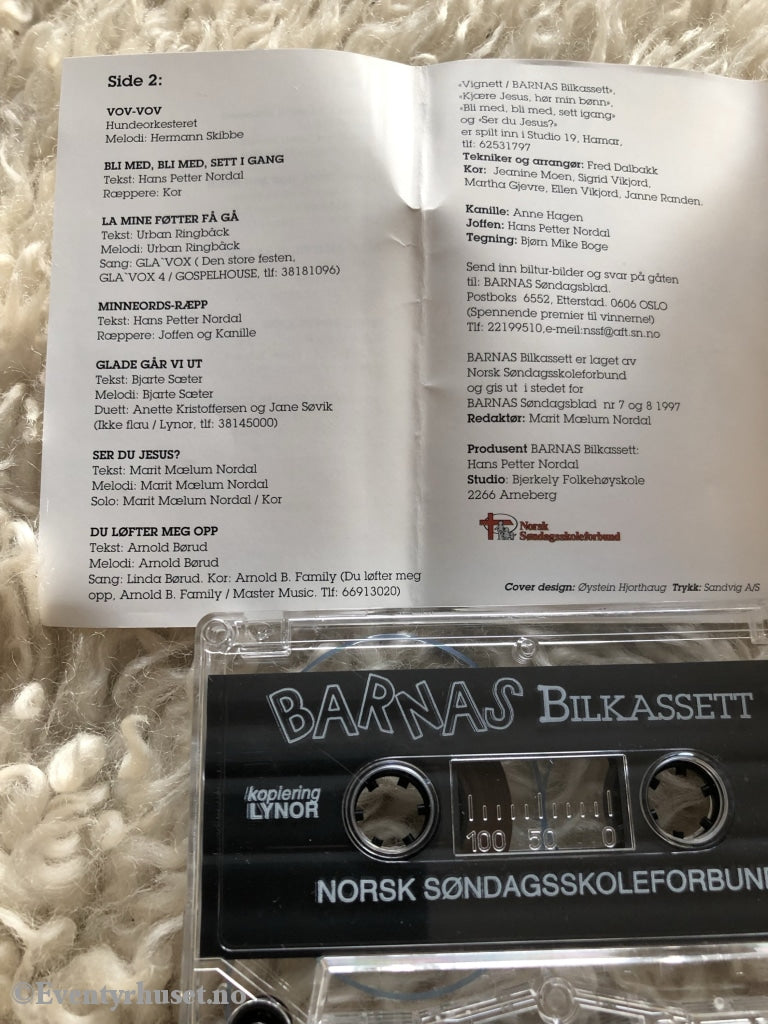 Barnas Bilkassett 2. 1997. Kassett. Kassett (Mc)