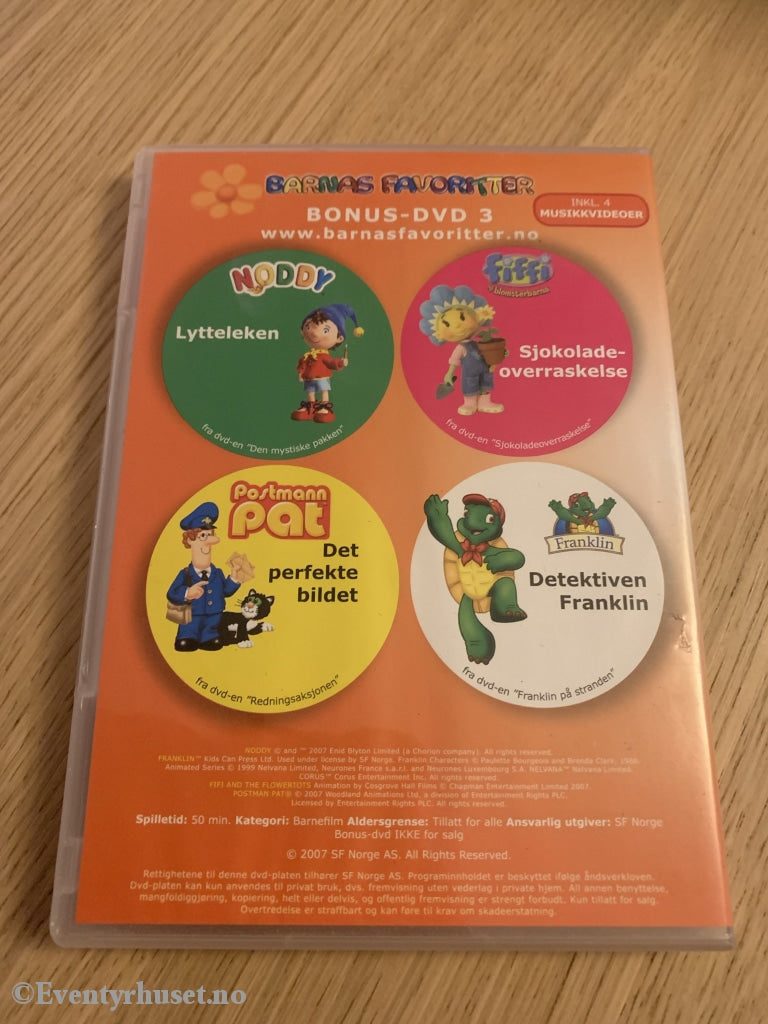 Barnas Favoritter. Bonus-Dvd 3. 2007. Dvd. Dvd