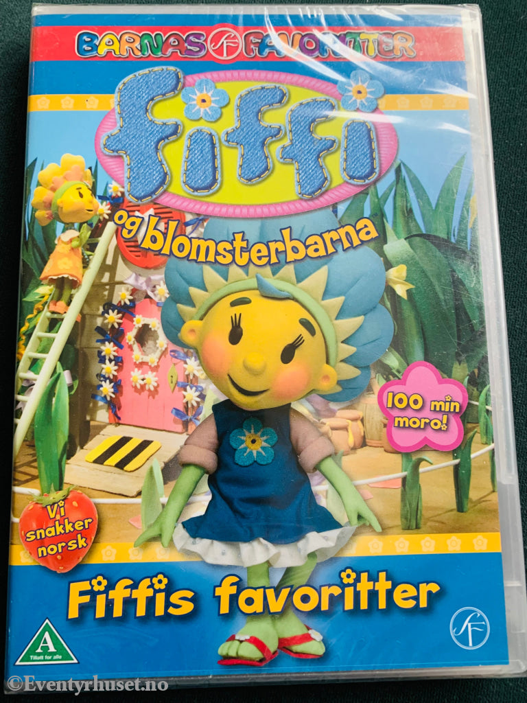 Barnas Favoritter. Fiffi Og Blomsterbarna. Glemsomme Fiffi. Fiffis Dvd. Ny I Plast! Dvd