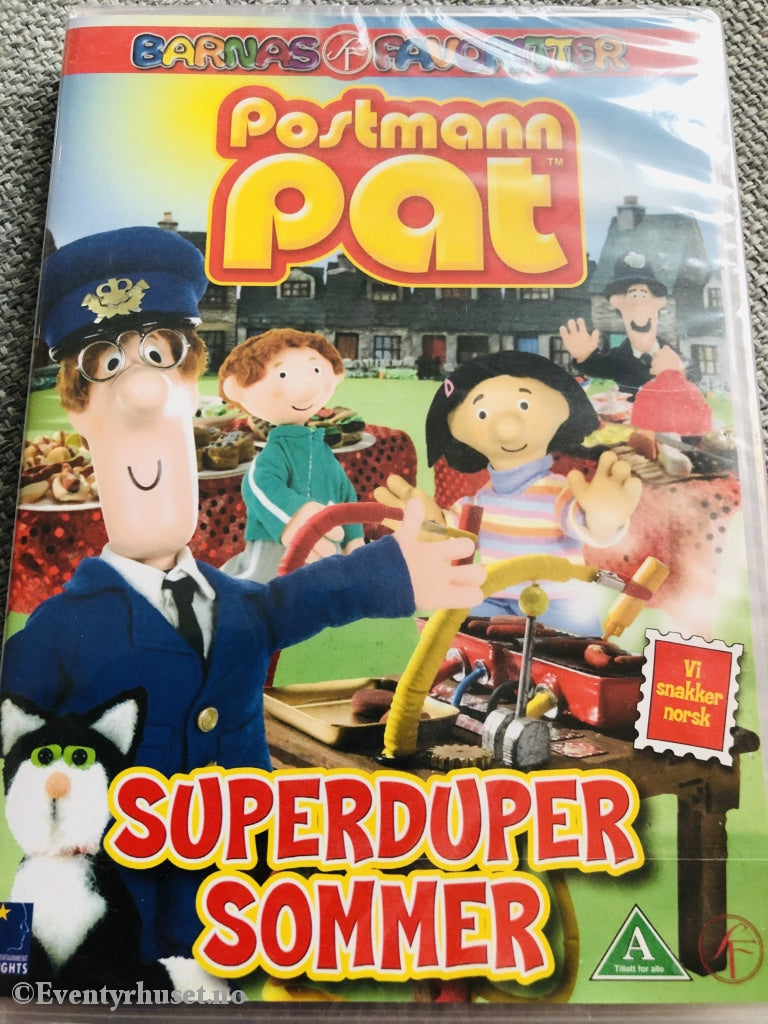 Barnas Favoritter. Postmann Pat. Superduper Sommer. 2007. Dvd. Ny I Plast! Dvd