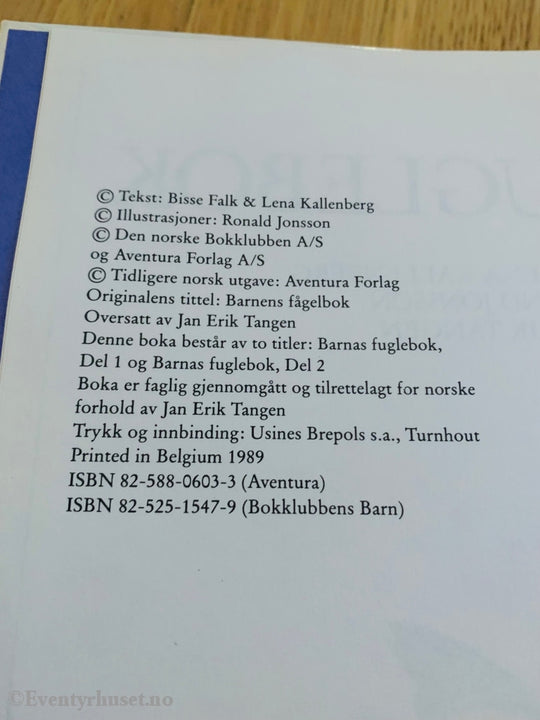 Barnas Fuglebok. 1989. Fortelling
