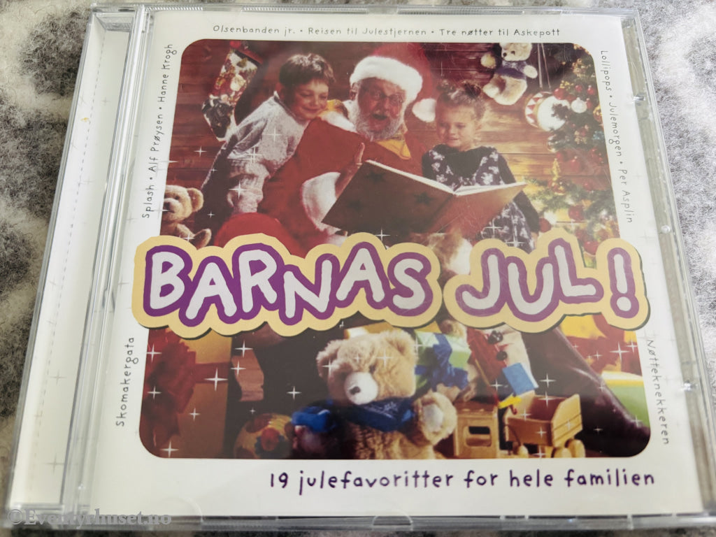 Barnas Jul - 19 julefavoritter for hele familien. Barne-CD.