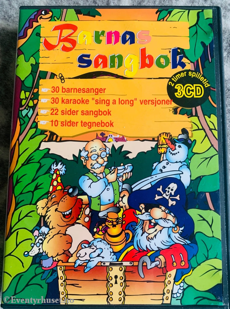 Barnas Sangbok. 3 Cd + Bok.