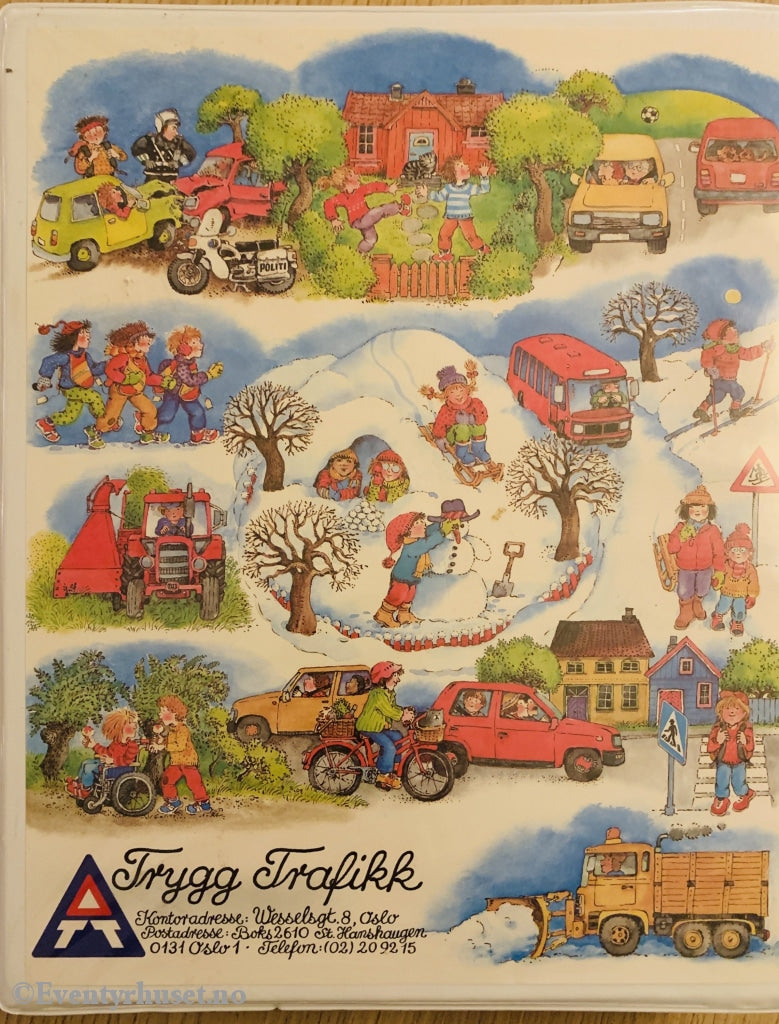 Barnas Trafikklubb. Kassettbøker Med Koffert. Kassettbok