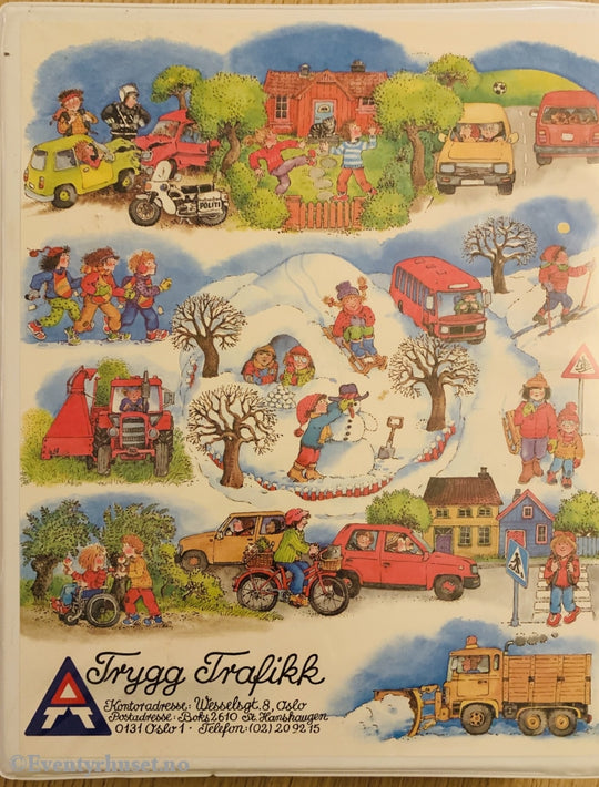 Barnas Trafikklubb. Kassettbøker Med Koffert. Kassettbok