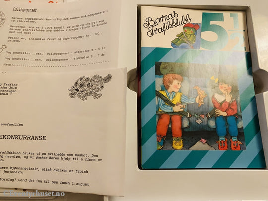 Barnas Trafikklubb. Kassettbøker Med Koffert. Kassettbok