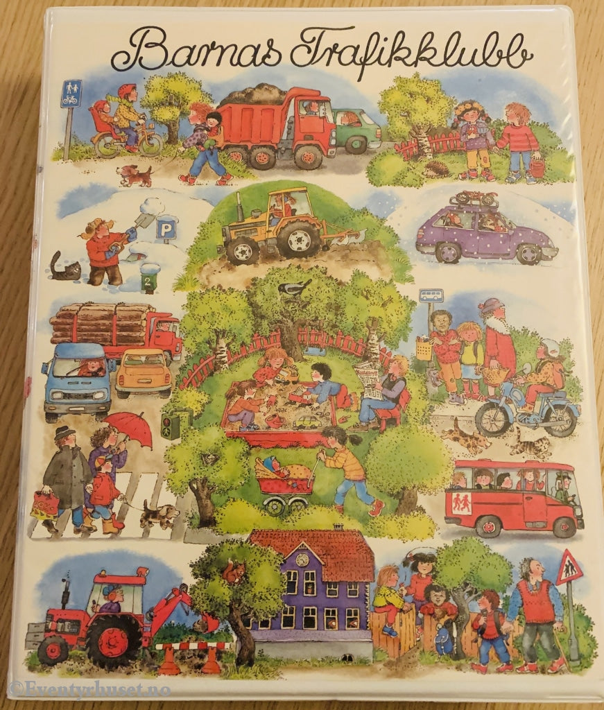 Barnas Trafikklubb. Kassettbøker Med Koffert. Kassettbok