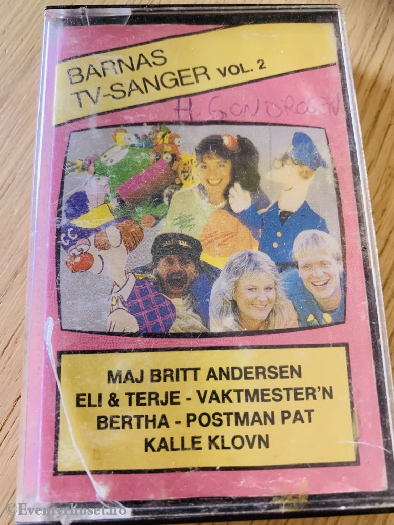 Barnas Tv-Sanger Vol. 2. 1990. Kassett. Kassett (Mc)