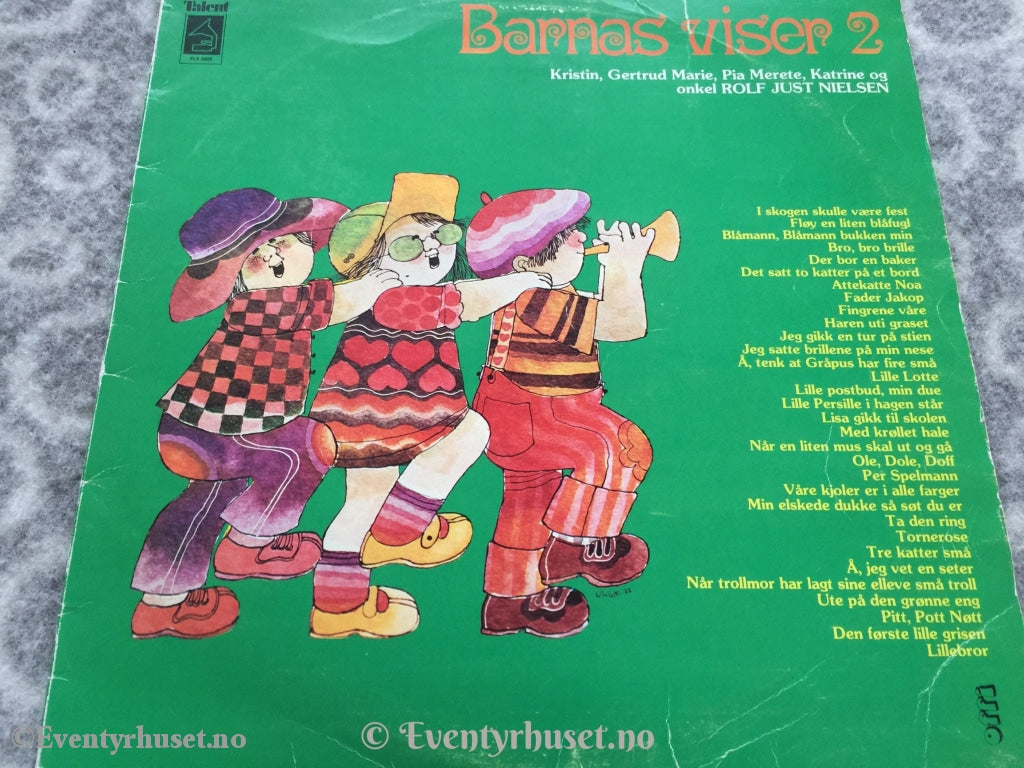 Barnas Viser 2. 1977. Lp. Lp Plate