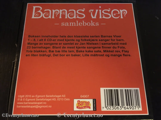 Barnas Viser Samleboks. 6 X Cd. Cd