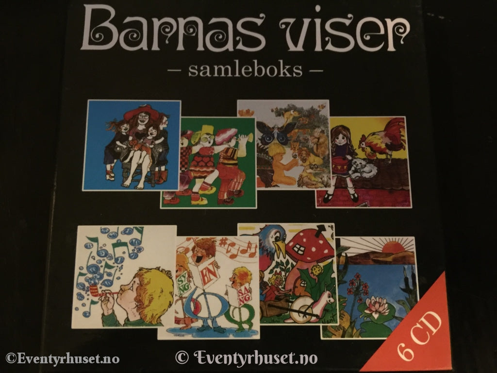 Barnas Viser Samleboks. 6 X Cd. Cd