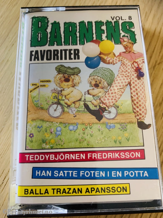Barnens Favoriter. Vol. 8. 1986. Kassett. Svensk Tale. Kassett (Mc)