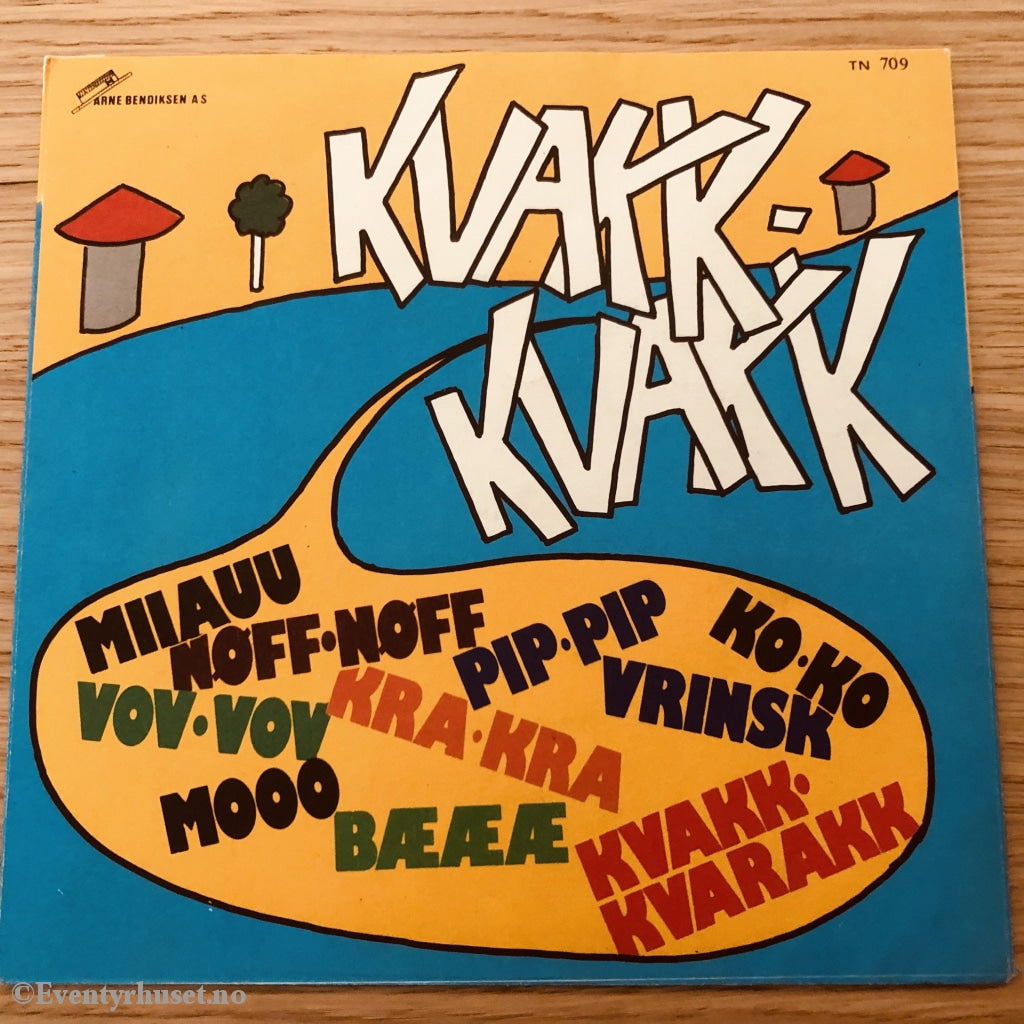 Barnevaktene. 1976. Kvakk Kvakk. Ep-Singel. Ep