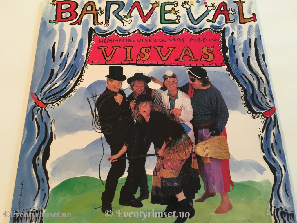 Barneval. Hemmelige Viser Og Vers Med Visvas. Lp. Lp Plate